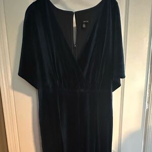 Greylin Green Velvet Jumpsuit
